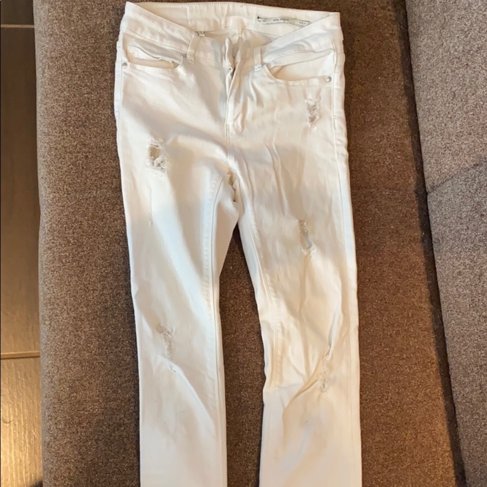 White jeans